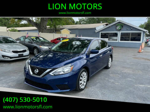 2017 Nissan Sentra for sale at LION MOTORS in Orlando FL