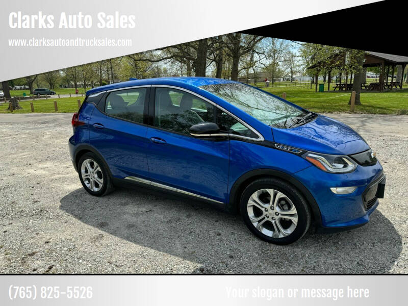 2017 Chevrolet Bolt EV for sale at Clarks Auto Sales in Connersville IN