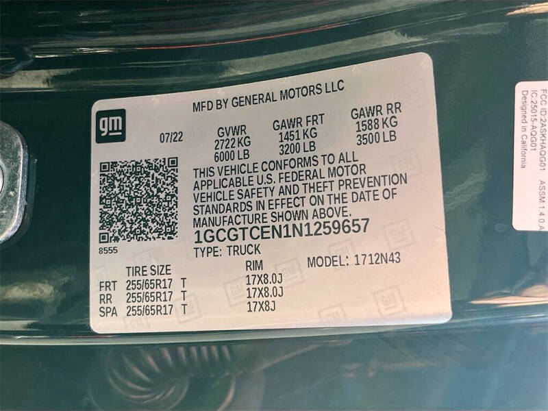 2022 Chevrolet Colorado