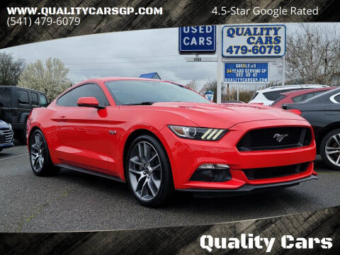 2015 Ford Mustang for sale at Quality Cars in Grants Pass OR