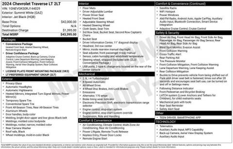 2024 Chevrolet Traverse LT