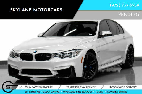 2015 BMW M3 for sale at Skylane Motorcars in Carrollton TX