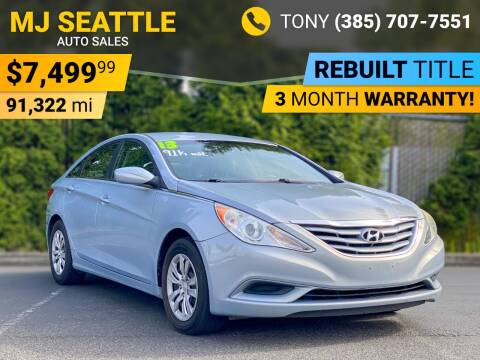 2013 Hyundai Sonata for sale at MJ Seattle Auto Sales in Kent WA