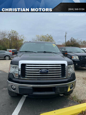 2011 Ford F-150 for sale at CHRISTIAN MOTORS in Hopewell VA