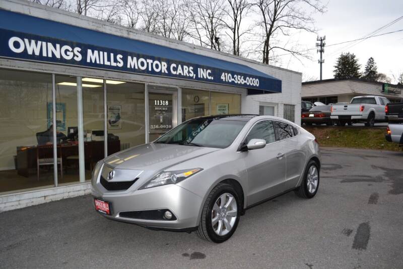 2010 Acura ZDX for sale at Owings Mills Motor Cars in Owings Mills MD