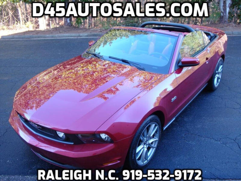 2012 Ford Mustang for sale at D45 Auto Brokers in Raleigh NC