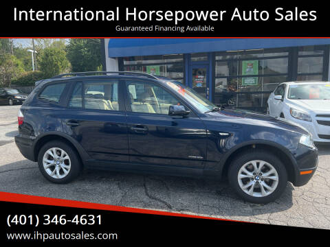 2009 BMW X3 for sale at International Horsepower Auto Sales in Warwick RI