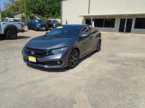 2019 Honda Civic for sale at Campos Trucks & SUVs, Inc. in Houston TX