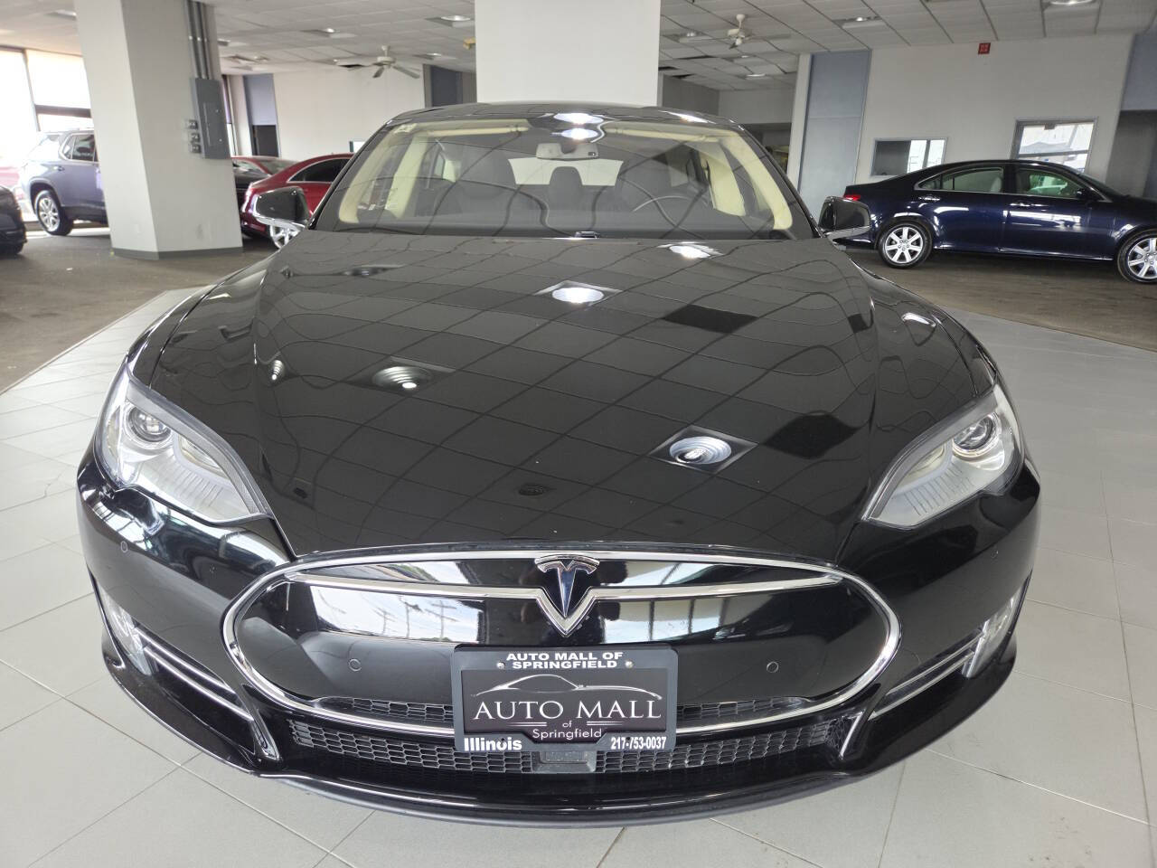 Black 2015 Tesla Model S 85D AWD 85D 4dr Liftback 2