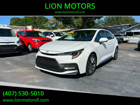 2021 Toyota Corolla for sale at LION MOTORS in Orlando FL
