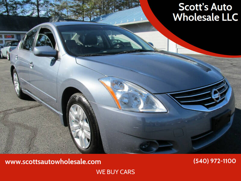 2010 Nissan Altima for sale at Scott's Auto Wholesale LLC in Locust Grove VA