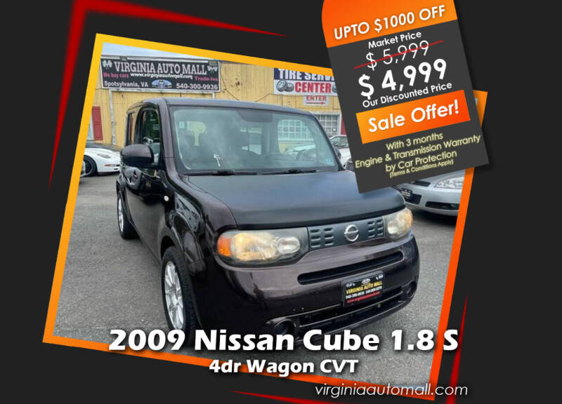 2009 Nissan cube for sale at Virginia Auto Mall in Woodford VA