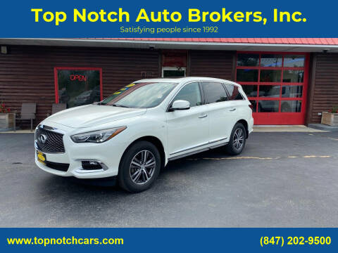 2019 Infiniti QX60 for sale at Top Notch Auto Brokers, Inc. in McHenry IL