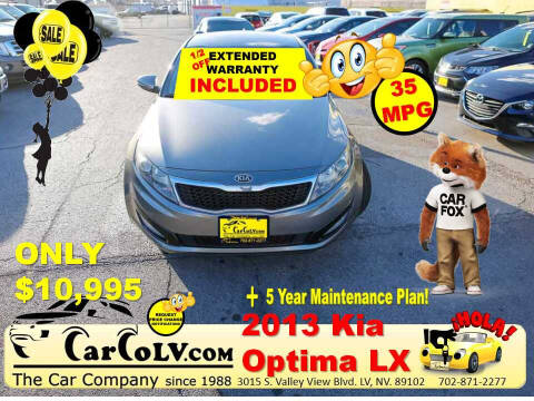 2013 Kia Optima for sale at The Car Company in Las Vegas NV