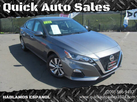 2020 Nissan Altima for sale at Quick Auto Sales in Ceres CA