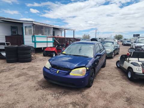 2001 Honda Civic for sale at PYRAMID MOTORS - Pueblo Lot in Pueblo CO