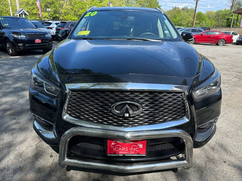 Used 2020 INFINITI QX60 LUXE with VIN 5N1DL0MM2LC509608 for sale in Westport, MA