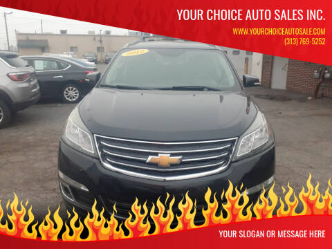 2013 Chevrolet Traverse for sale at Your Choice Auto Sales Inc. in Dearborn MI