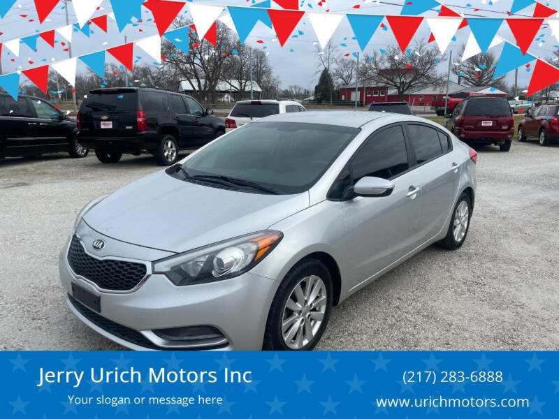 2014 Kia Forte for sale at Jerry Urich Motors Inc in Hoopeston IL