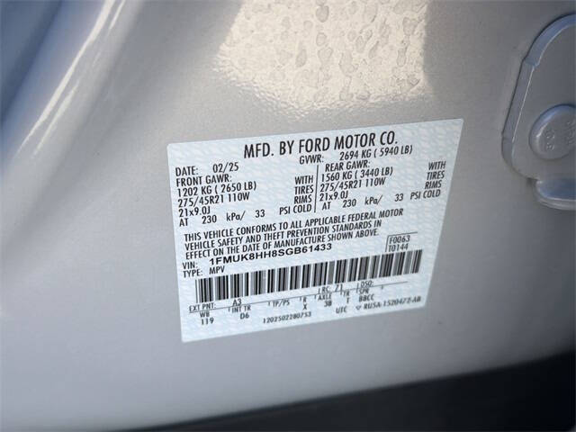 2025 Ford Explorer Platinum