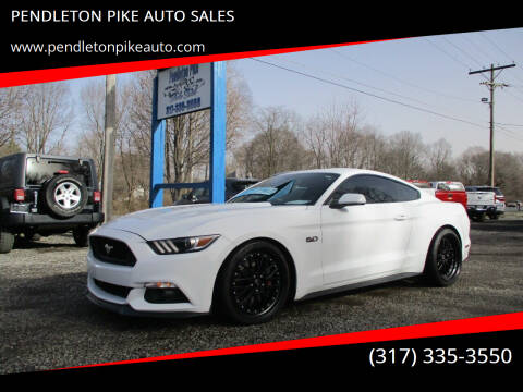 2017 Ford Mustang for sale at PENDLETON PIKE AUTO SALES in Ingalls IN
