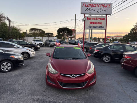2016 Hyundai Elantra for sale at Florida Choice Motorcars in West Palm Beach FL