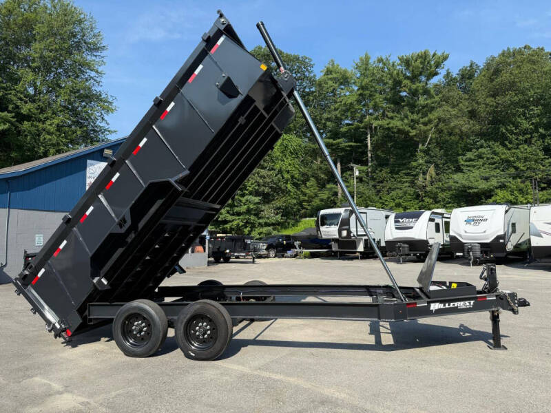 2026 Hillcrest Trailers 7X16 17600 GVWR DUMP TRAILER -