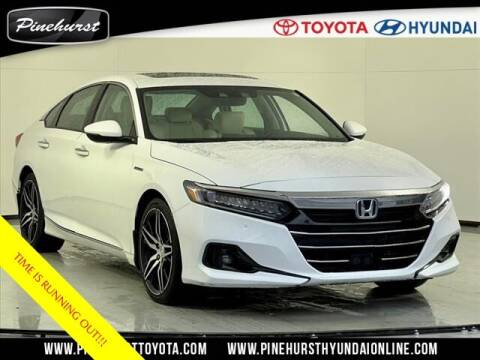 2021 Honda Accord Hybrid for sale at PHIL SMITH AUTOMOTIVE GROUP - Pinehurst Toyota Hyundai in Southern Pines NC