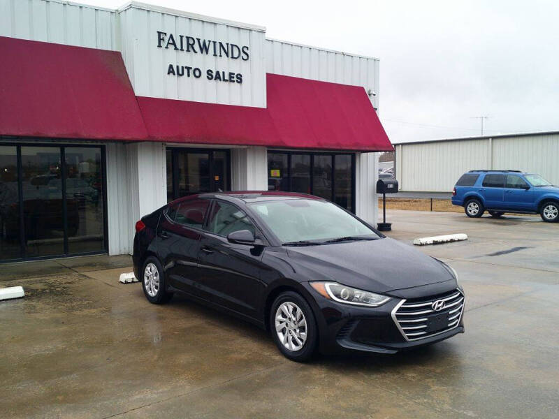 2017 Hyundai Elantra for sale at Fairwinds Auto Sales in Dewitt AR