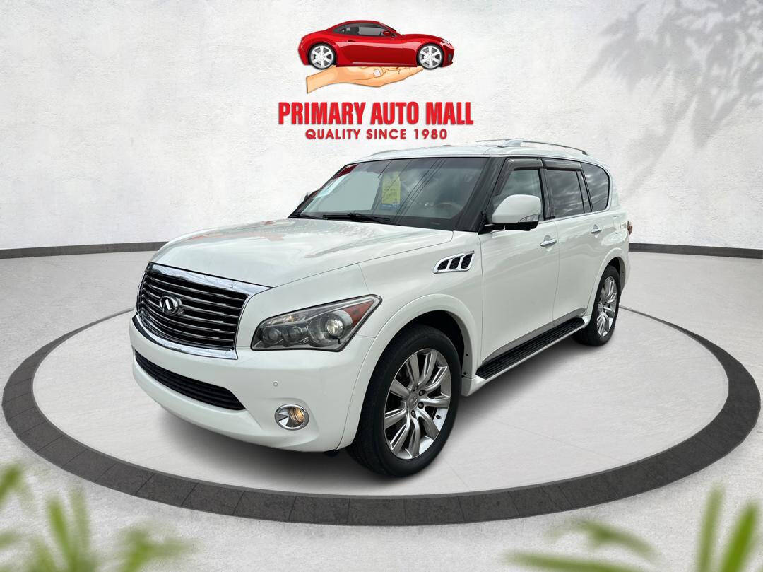 2012 INFINITI QX56 for sale at Primary Auto Mall in Fort Myers, FL