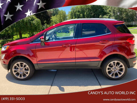 2020 Ford EcoSport for sale at Candy's Auto World Inc in Toledo OH