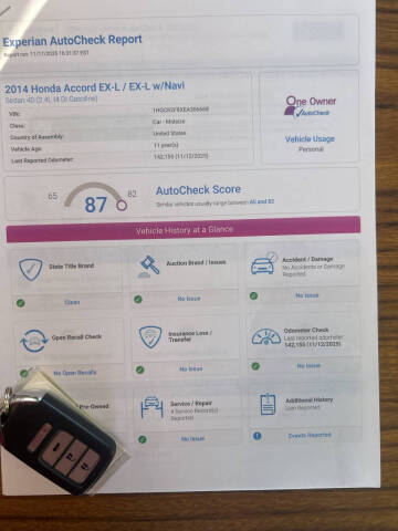 2014 Honda Accord EX-L