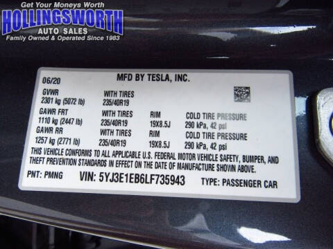 2020 Tesla Model 3 Long Range