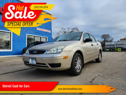 2007 Ford Focus for sale at Detroit Cash for Cars in Warren MI