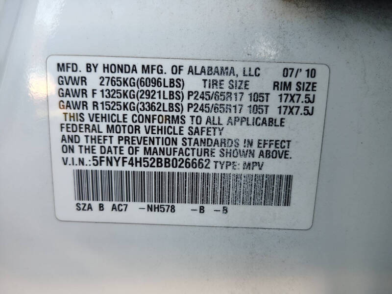 2011 Honda Pilot EX-L