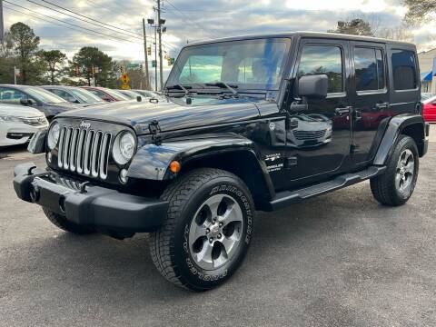 2017 Jeep Wrangler Unlimited for sale at Capital Motors in Raleigh NC