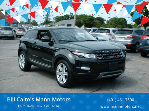 2015 Land Rover Range Rover Evoque Coupe for sale at Mann Motors Inc. in Warwick RI