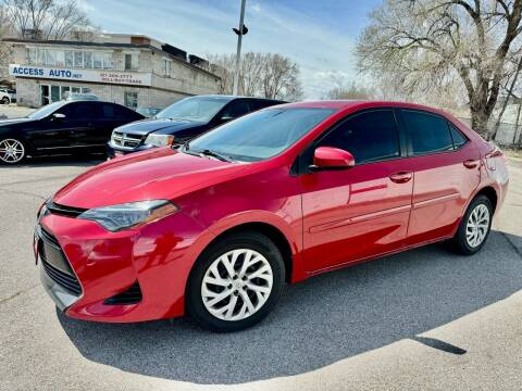 2017 Toyota Corolla for sale at Access Auto in Salt Lake City UT
