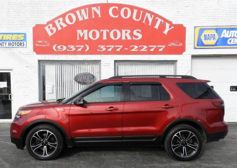 2015 Ford Explorer for sale at Brown County Motors in Russellville OH
