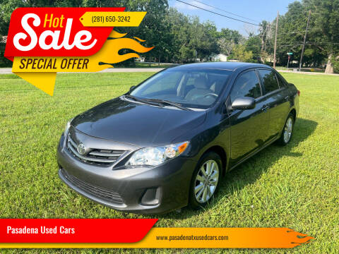 2013 Toyota Corolla for sale at Pasadena Used Cars in Pasadena TX