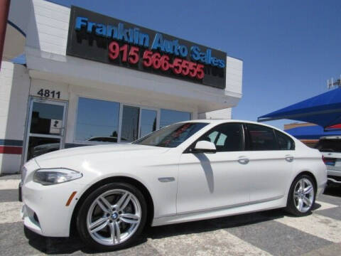2012 BMW 5 Series for sale at Franklin Auto Sales in El Paso TX