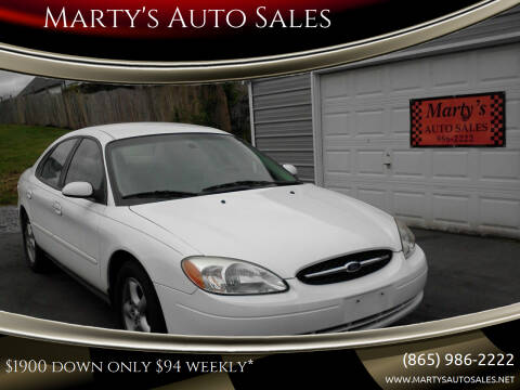 2001 Ford Taurus for sale at Marty's Auto Sales in Lenoir City TN