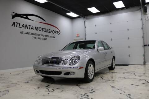2004 Mercedes-Benz E-Class for sale at Atlanta Motorsports in Roswell GA