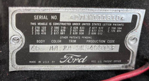 1957 Ford Thunderbird