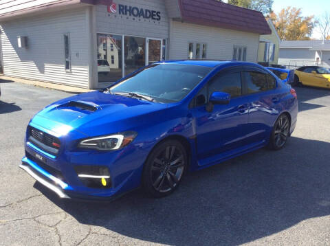 2017 Subaru WRX for sale at Rhoades Automotive Inc. in Columbia City IN