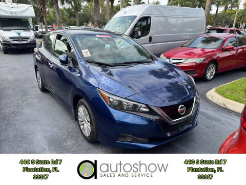 2020 Nissan LEAF for sale at AUTOSHOW SALES & SERVICE in Plantation FL