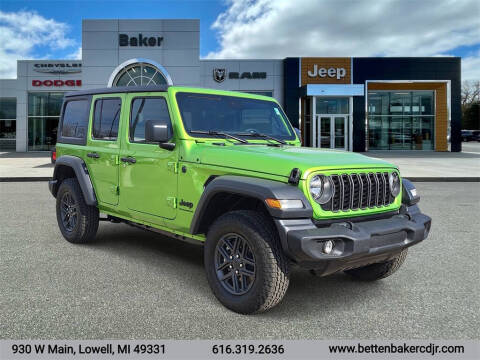 2025 Jeep Wrangler for sale at Baker Chrysler Dodge Jeep Ram in Lowell MI