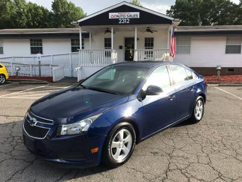 2012 Chevrolet Cruze for sale at CVC AUTO SALES in Durham NC
