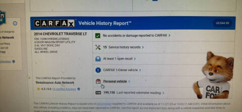 2014 Chevrolet Traverse LT