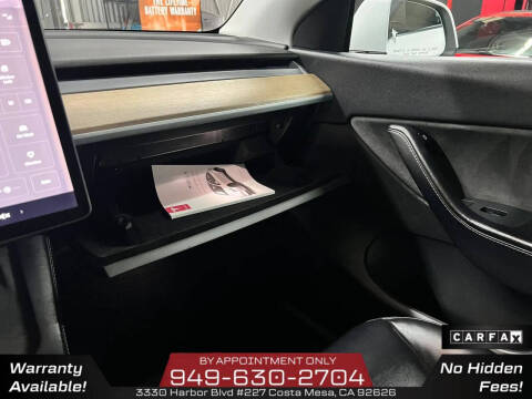 2021 Tesla Model Y Standard Range